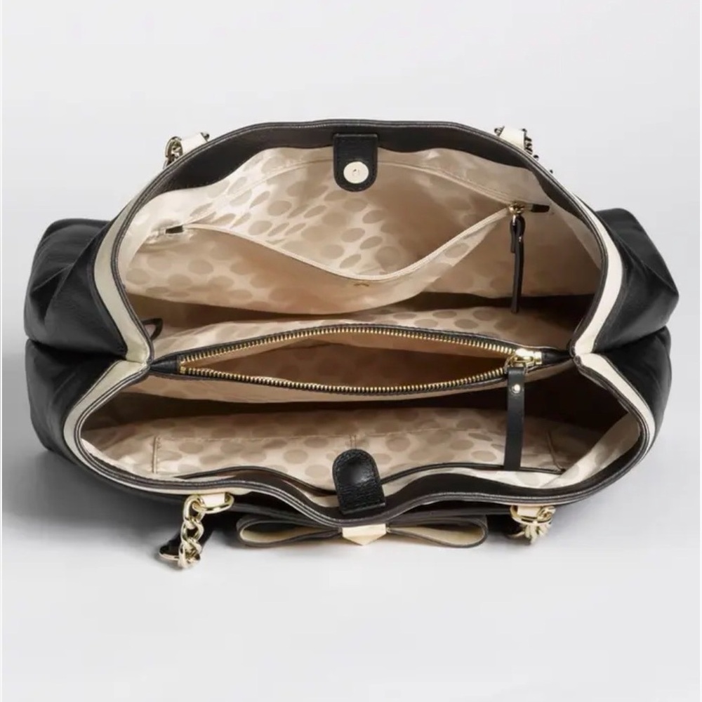 kate spade ♠️ Hancock Park Maryanne Leather Bow Shopper - Picture 4 of 13